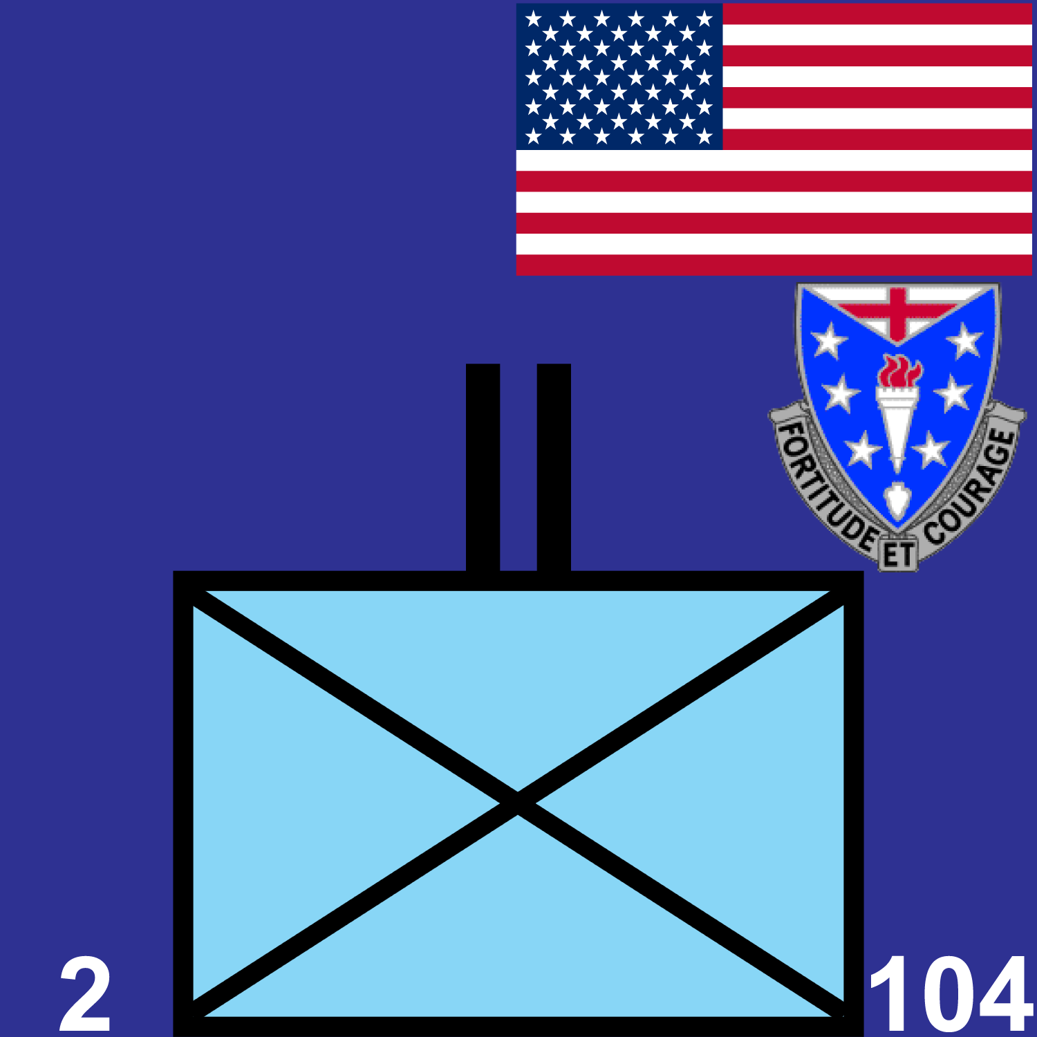 2d Battalion, 104th Infantry Regiment icon